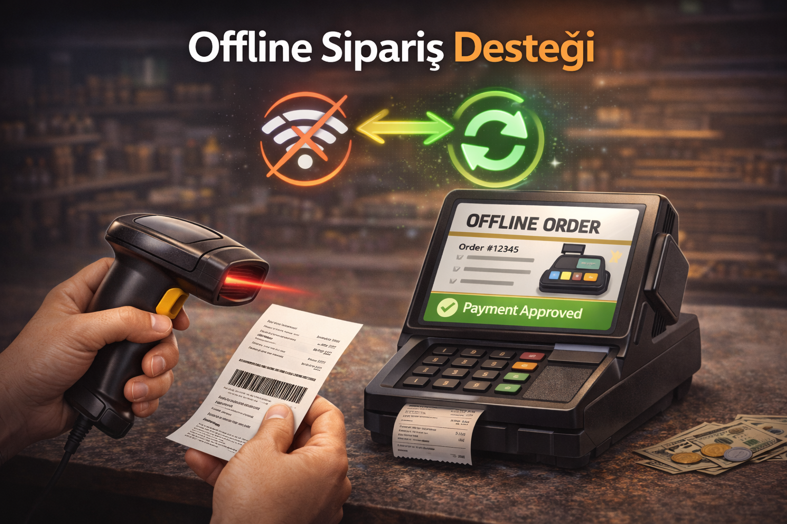Offline Sipariş Desteği